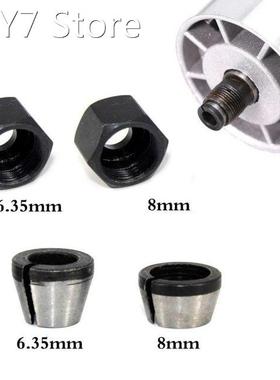 4pcs/set Trimmer Collet Chuck Router Bit Engraving Trimming