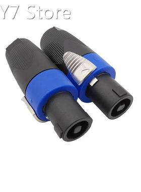 1/2Pcs 4 Pole NL4FC Speakon Connector Audio Speaker Plug Twi