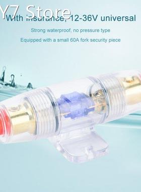 12V DC 60A Car Audio Inline Circuit Breaker Fuse for System