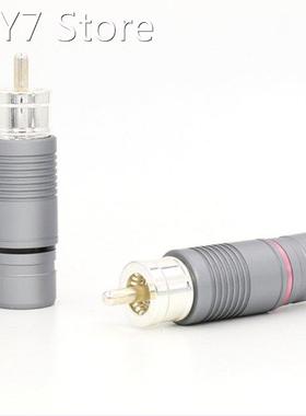 4pcs Hi-End Silver Plated Tellurium Copper Male Female XLR C