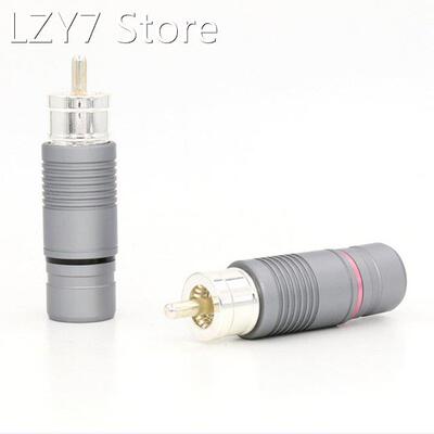 4pcs Hi-End Silver Plated Tellurium Copper Male Female XLR C