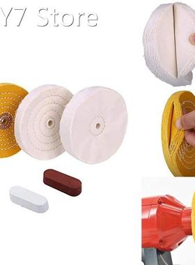 5Pcs Buffing Polishing Wheels for Bench Grinder with Polishi
