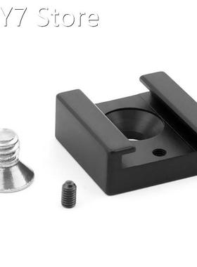 Cold Shoe Mount Adapter Base with 1/4