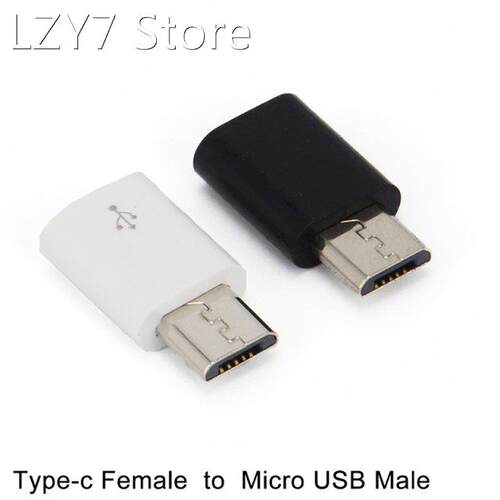1Pc Type-C Male Connector To Micro USB 2.0 Female USB 3.1 Co