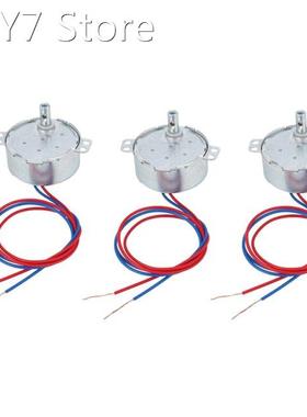 3X AC 220V-240V 4W 3RPM CCW/CW 20mm Thickness AC Synchronous