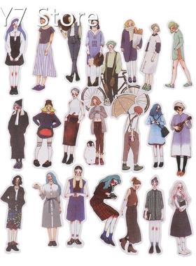 171pcs Cute Kawaii self-made Pretty Girls Scrapbooking Stick