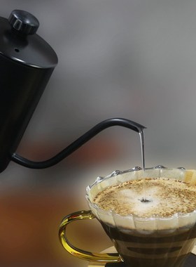 Drip Kettle 600ml Coffee Tea Pot Non-stick Coating Food Grad