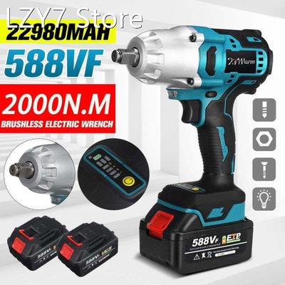 588vf 2000N.M Brushless Cordless Electric Impact Wrench 1/2