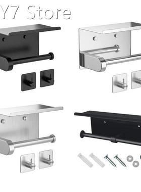 R9UC Toilet Tissue Holder with 2 Pcs Towel Robe Hooks Toilet