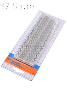 10pcs/lot Breadboard 830 Point Solderless PCB Transparent Br