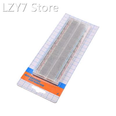 10pcs/lot Breadboard 830 Point Solderless PCB Transparent Br