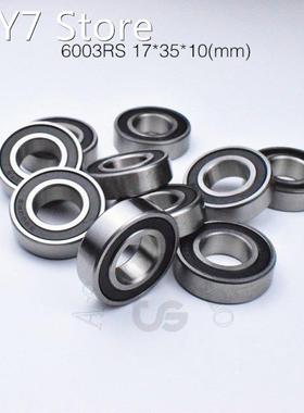 1pcs 6003RS 17*35*10(mm) chrome steel rubber Sealed High sp