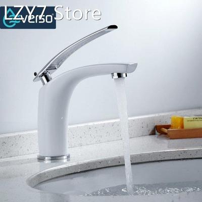 EVERSO Basin Faucet Water Tap Bathroom Faucet Solid Brass Ch