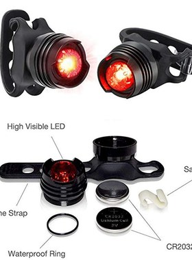 Bike LED Aluminum Flashlight Cycling Helmet Bike Front Lamp