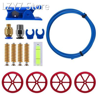 Upgraded 3D Printer Kit with Tubing, Aluminum Hand Twist Lev
