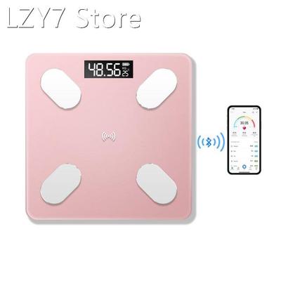 USB Rechargeable Floor Scale Smart BT Digital Body Fat Elect