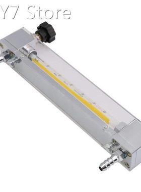 10.5x3.4x23.8cm Silver Metal Acrylic LZB-6 Oxygen Flow Meter