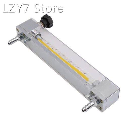 10.5x3.4x23.8cm Silver Metal Acrylic LZB-6 Oxygen Flow Meter
