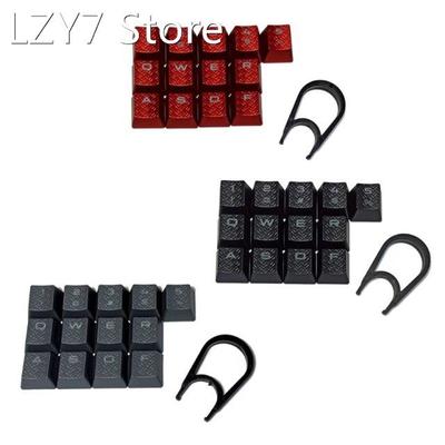 Durable Non-slip Texture Translucent Key Cap 13 Keys/Set ABS