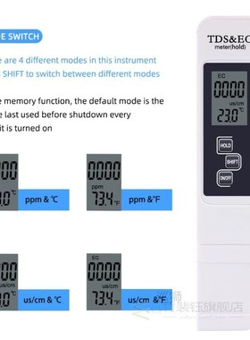 10PCS/LOT TDS Tester, EC meter, conductivity meter, water me
