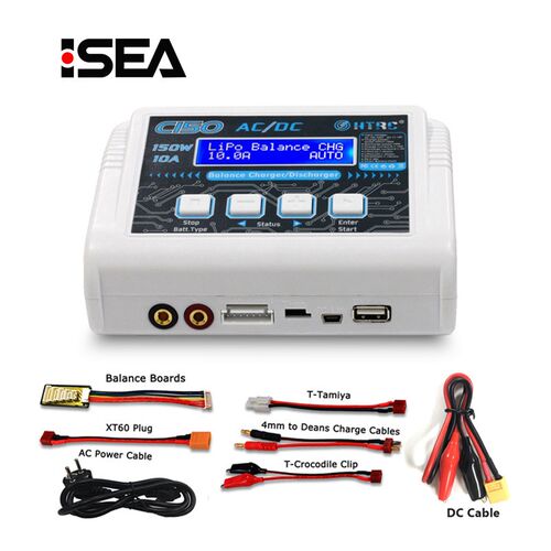 HTRC C150 lipo charger AC/DC 150W 10A RC  Battery Balance S