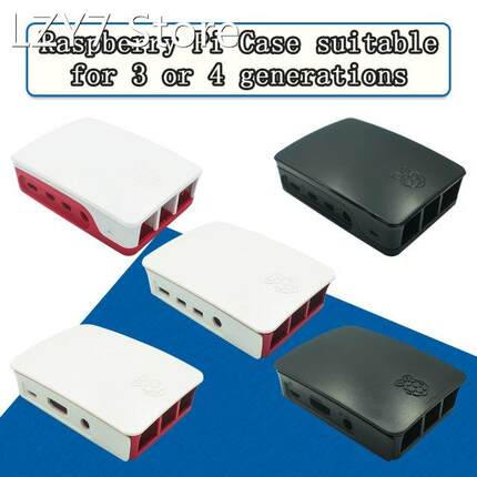 Raspberry Pi 3 4 Model B ABS Case Plastic Box White Shell Cl