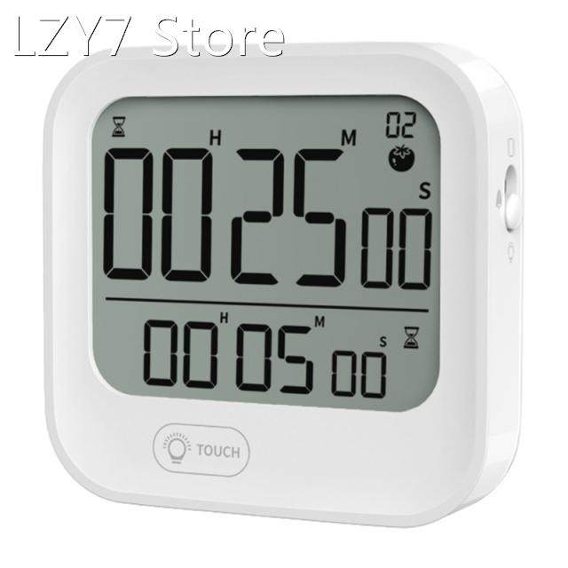 Digital Kitchen Timer with Dual Countdown Stop Watches Time