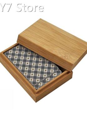 Bamboo Box Desktop Organizer Wooden Makeup Storage Box Sewin