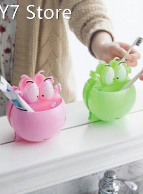 Lovely Cartoon Frogs Shaped Toothbrush Toothpaste Holder Suc