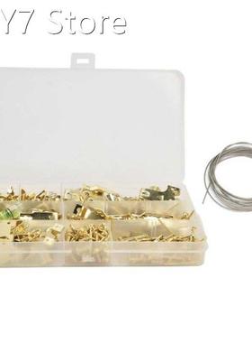 283Pcs Hanging Picture Hooks Boxed Silver European Style Han