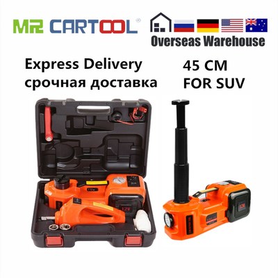 Car Electric Jack SUV Jacks Hydraulic Floor Impact Wrench 45