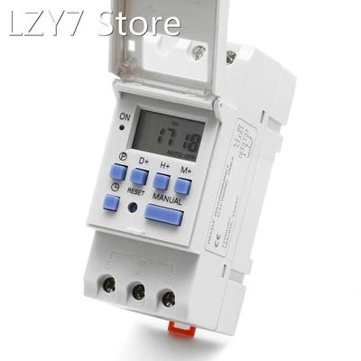 DIN Rail Time Relay Switch Digital LCD Power Programmable Ti