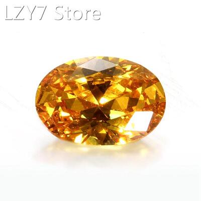 KiWarm New Chic 10x14mm Unheated Gem Yellow Sapphire Oval Sh