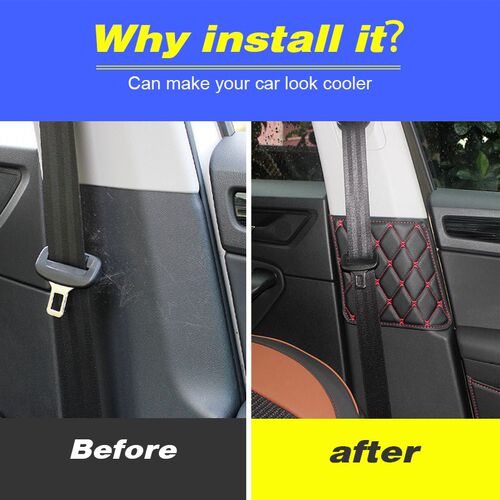 Vtear  Skoda Kodiaq Car Seat Safety Belt Protective Pad car-