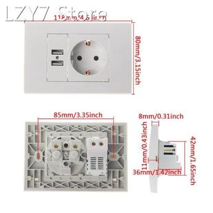 Wall Power Socket Plug 16A EU Standard Electrical Outlet 100
