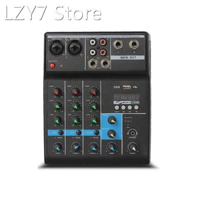 A4 Sound Mixing Console Bluetooth-compatible USB Record Comp
