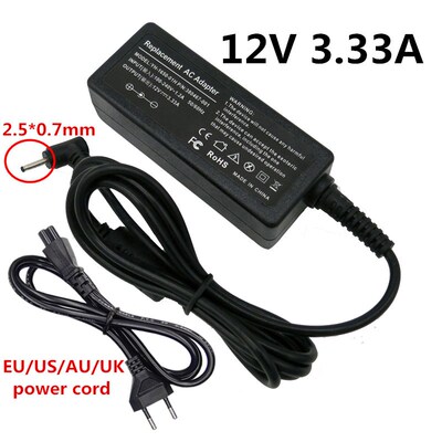 12V 3.33A EU US UK AU plug AC power adapter Replacement AC