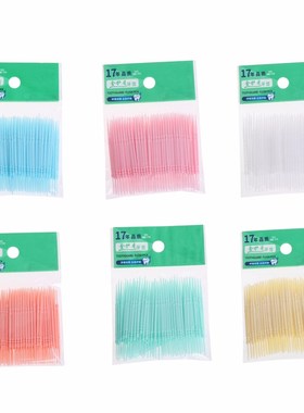 Floss Toothpick Brush-Stick Oral-Care Soft 100pcs/Lot Plasti