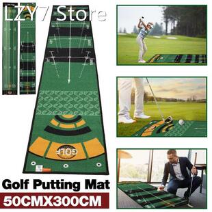2 Types Golf Carpet Putting Mat Thick Smooth Practice Puttin