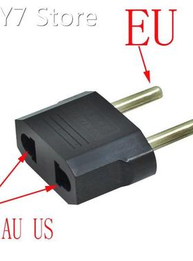 50/100pcs US To EU Plug USA To Euro Europe Travel Wall AC Po