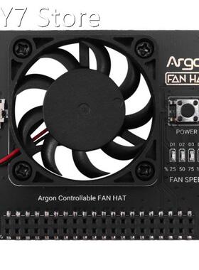 Argon Fan HAT for Raspberry Pi 4/ 3 Cooling Fan with Softwar