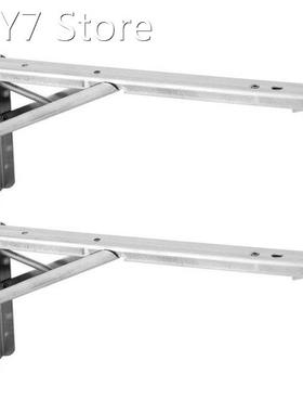 1 Pair Wall-Mounted Folding Shelf Wall Partition Bench Brack