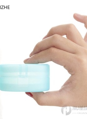 Round transparent plastic soap box Sponge soap holder Home B