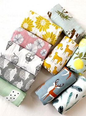 58x58cm Muslin cotton Baby Towels Scarf Swaddle bath Towel N