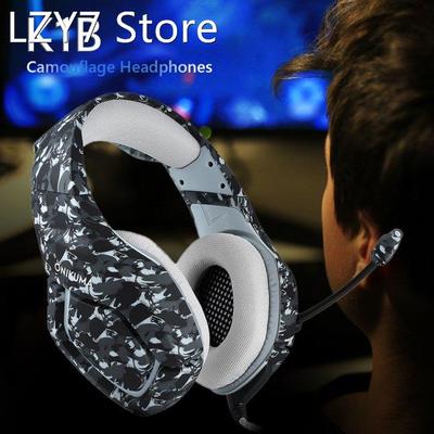 ONIKUMA K1B 3.5mm Wired Camouflage Headphone for PS4 PC Game