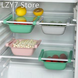 Refrigerator Fresh Keeping Storage Rack Pull-out Clapboard L