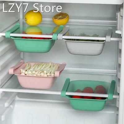 Refrigerator Fresh Keeping Storage Rack Pull-out Clapboard L