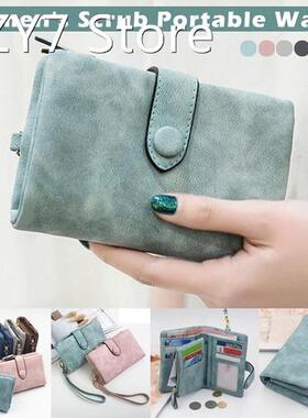 Cute Women's Wallet Purse Short Design Fashion PU Leathe