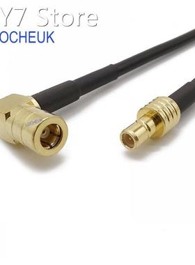 SMB Male Plug to SMB Female Jack Right Angle 90 degrees Conn