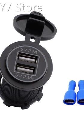 4.2A Dual USB Ports Portable Car Charger Socket Adapter Outl